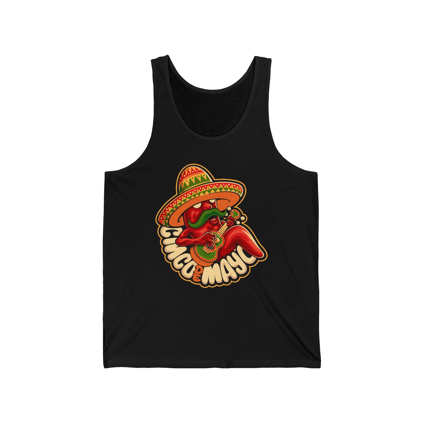 Cinco de Mayo Chili Sombrero Tank Top