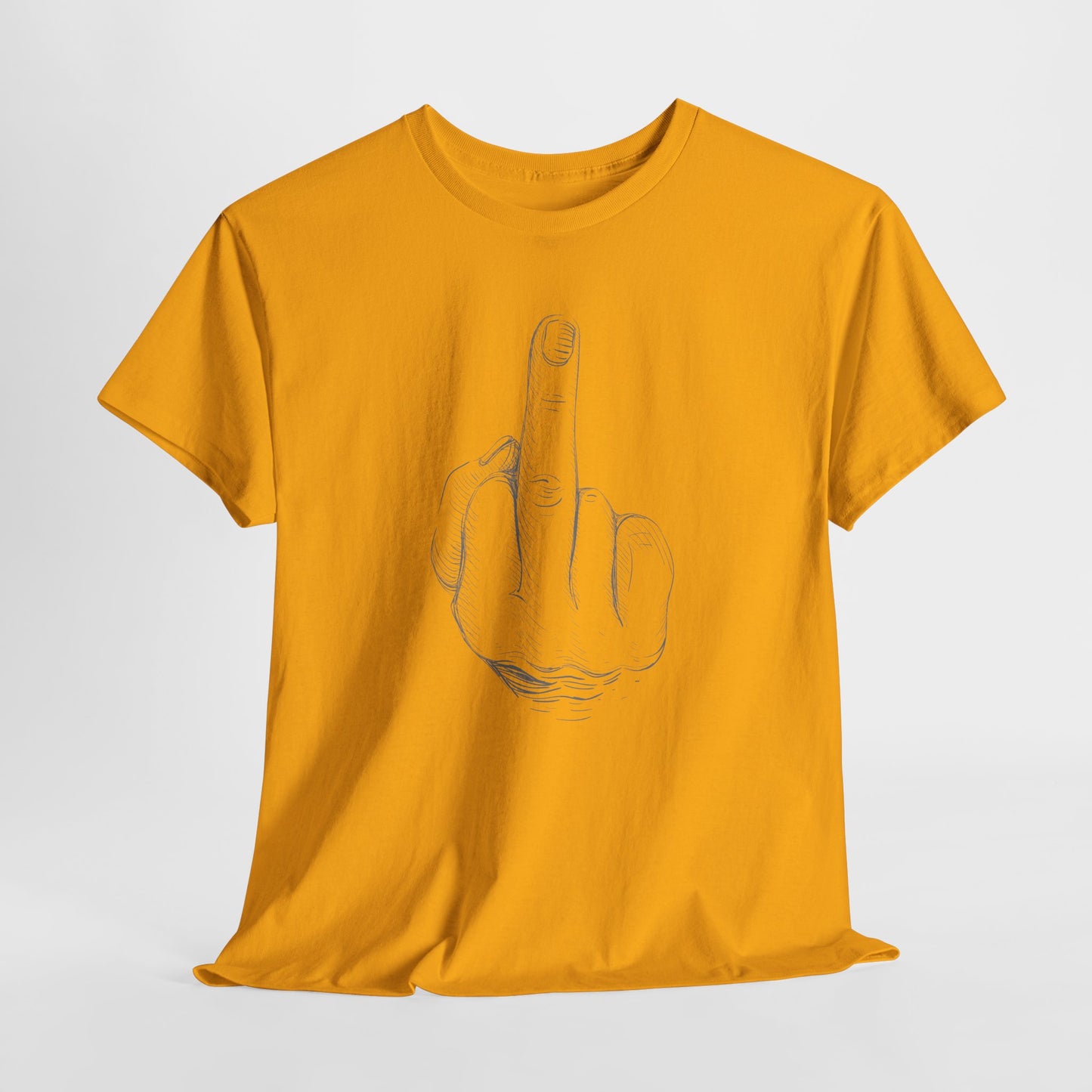 Middle Finger T-Shirt - Bold Gesture Tee