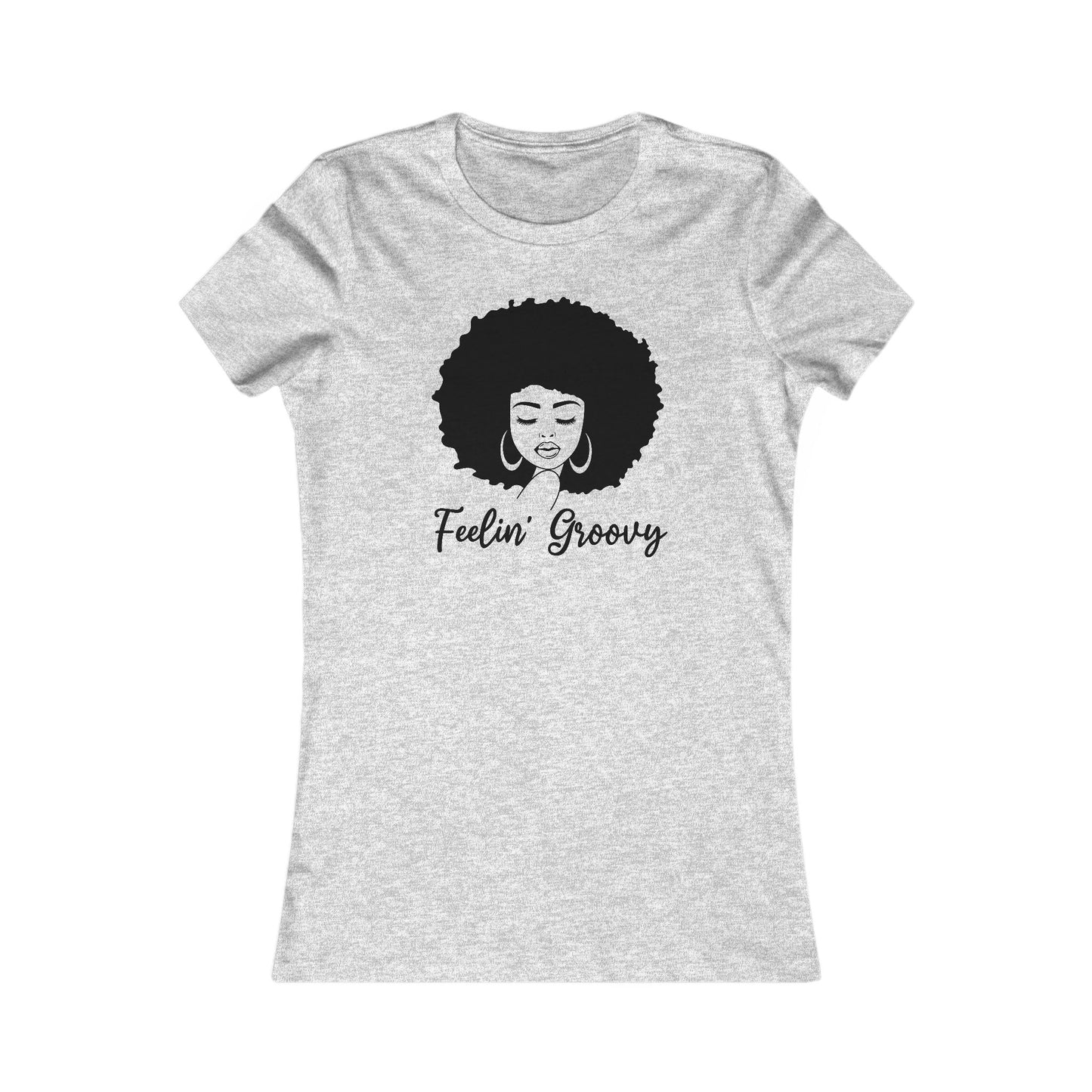 Feelin' Groovy T-Shirt - Afro Girl Design
