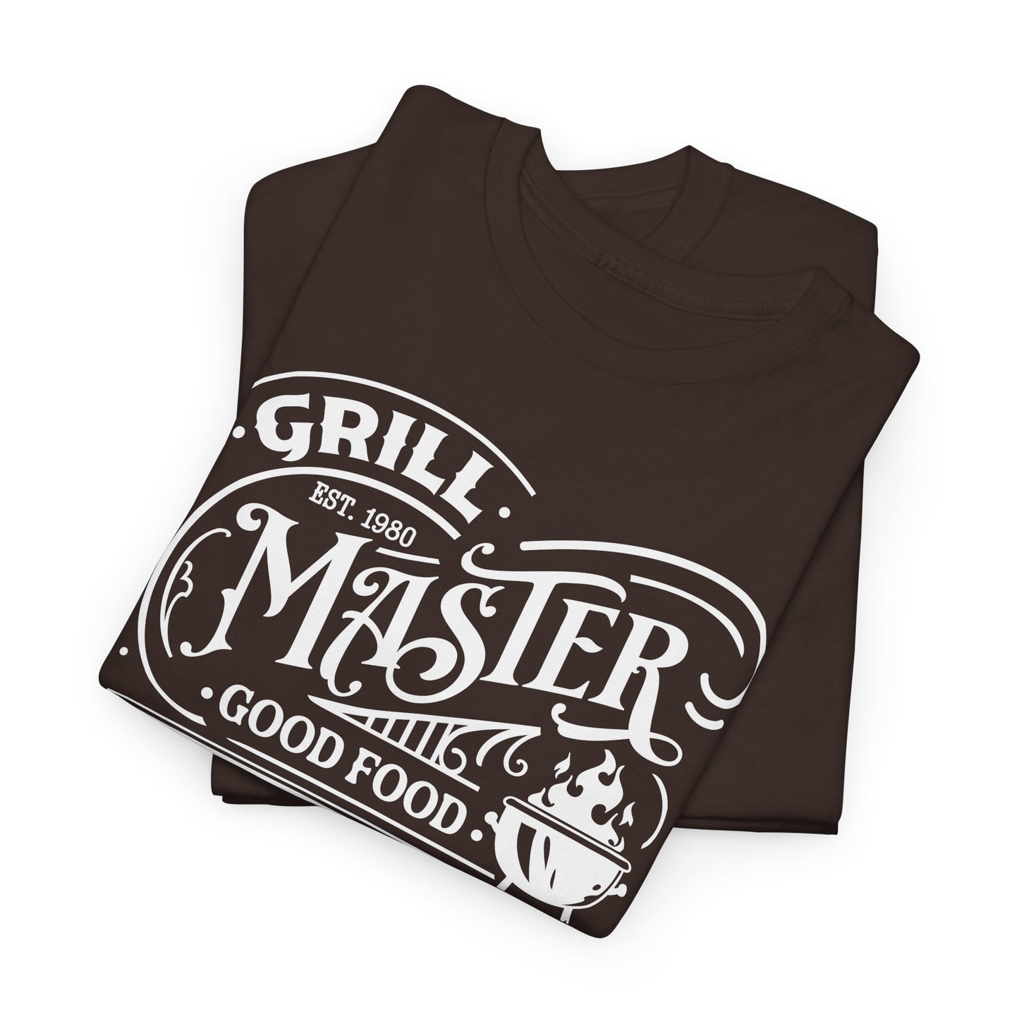 Grill Master BBQ T-Shirt - Food & Brews Graphic