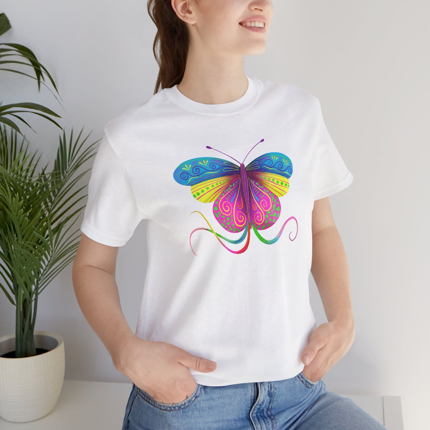 Butterfly Mexican Folk Art Tee