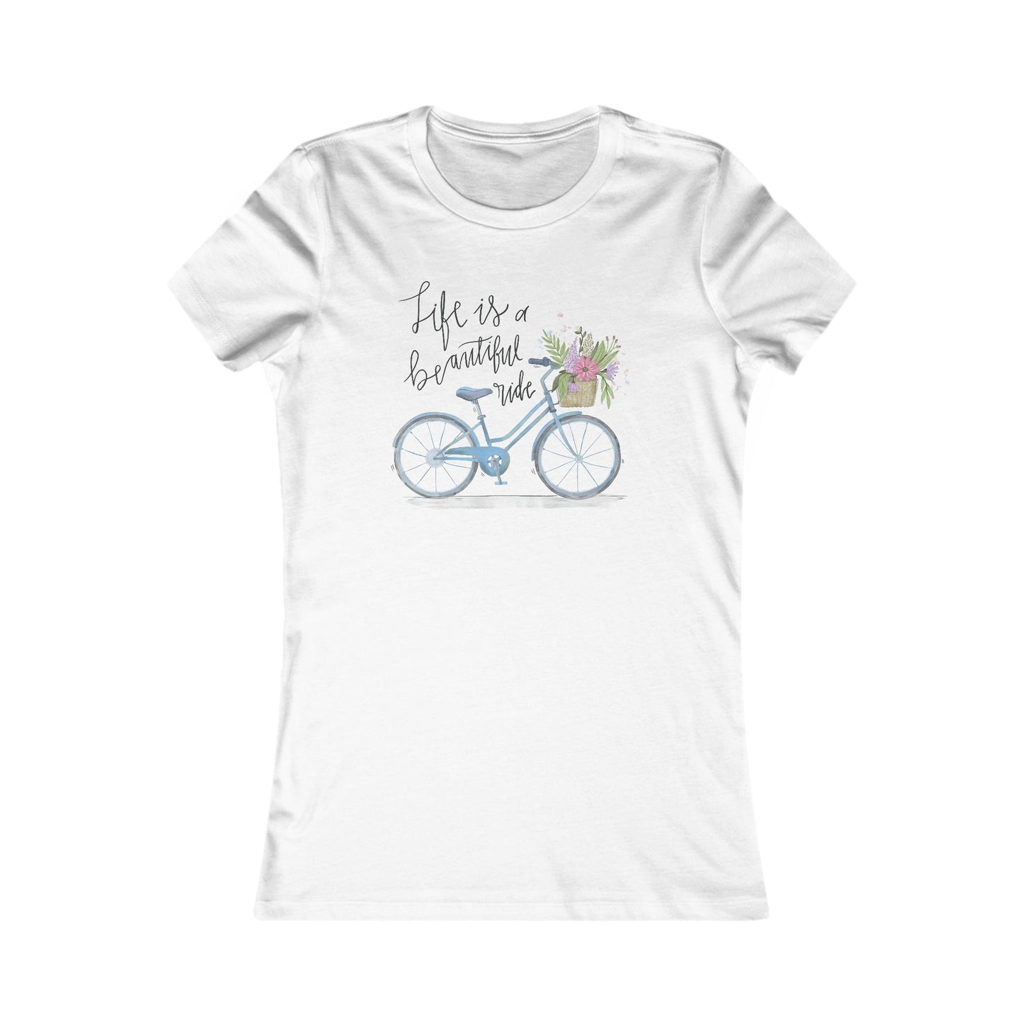 Life Is A Beautiful Ride T-Shirt - Bicycle Bliss Tee