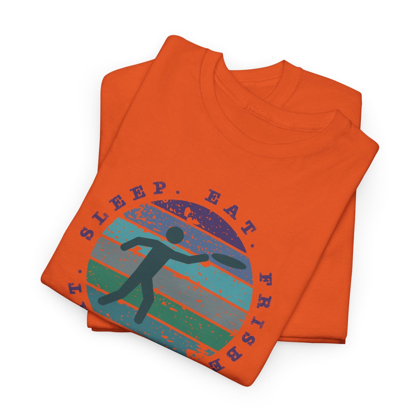Eat Sleep Frisbee Repeat T-Shirt - Ultimate Frisbee Tee