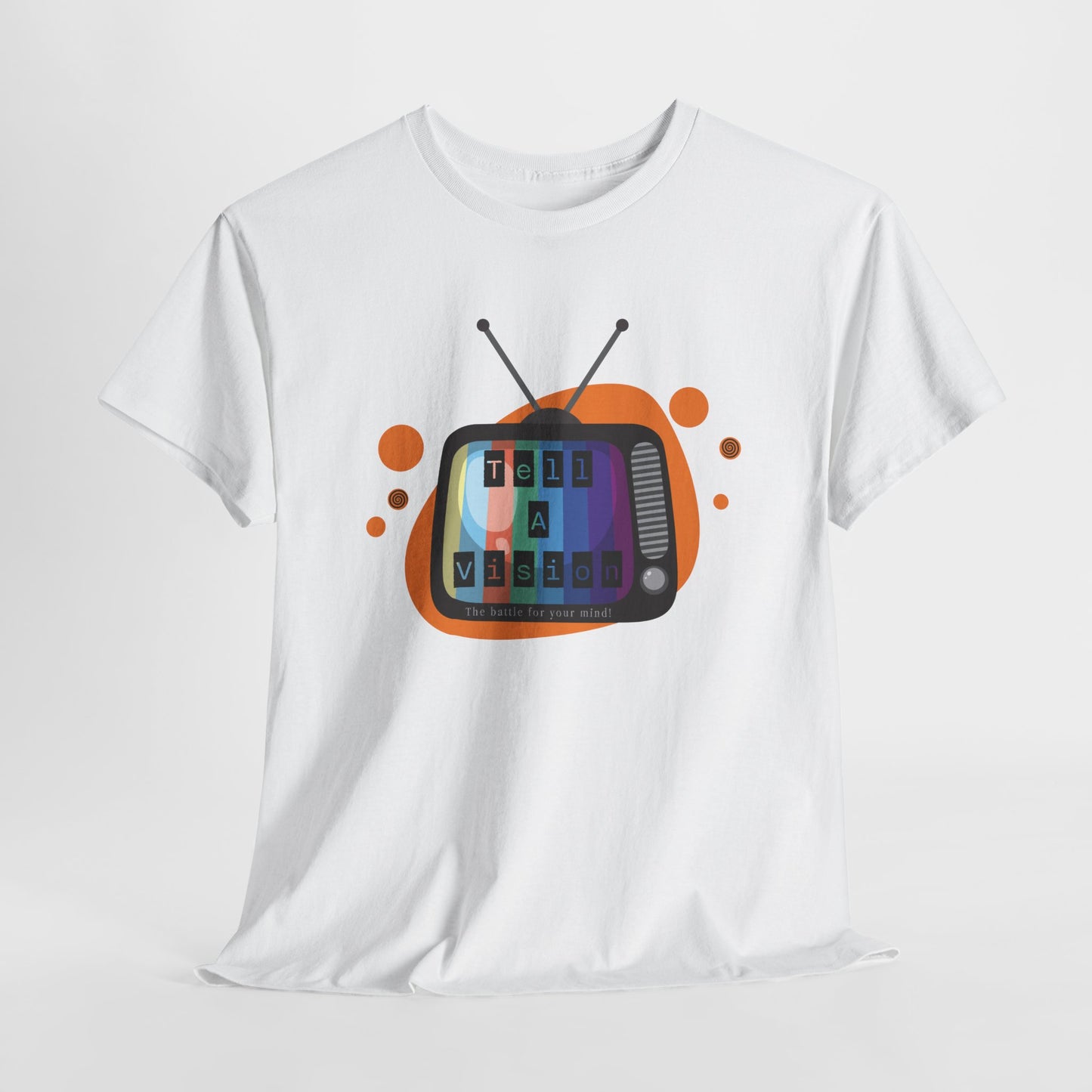 Tell A Vision T-Shirt - TV Mind Battle Graphic Tee