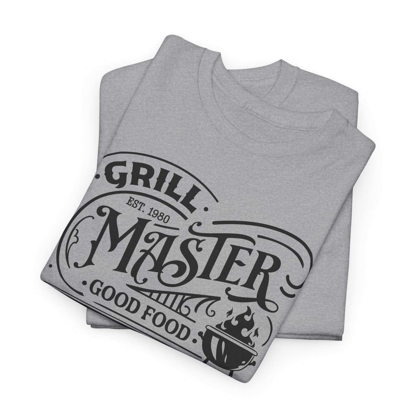 Grill Master BBQ T-Shirt - Food & Brews Graphic