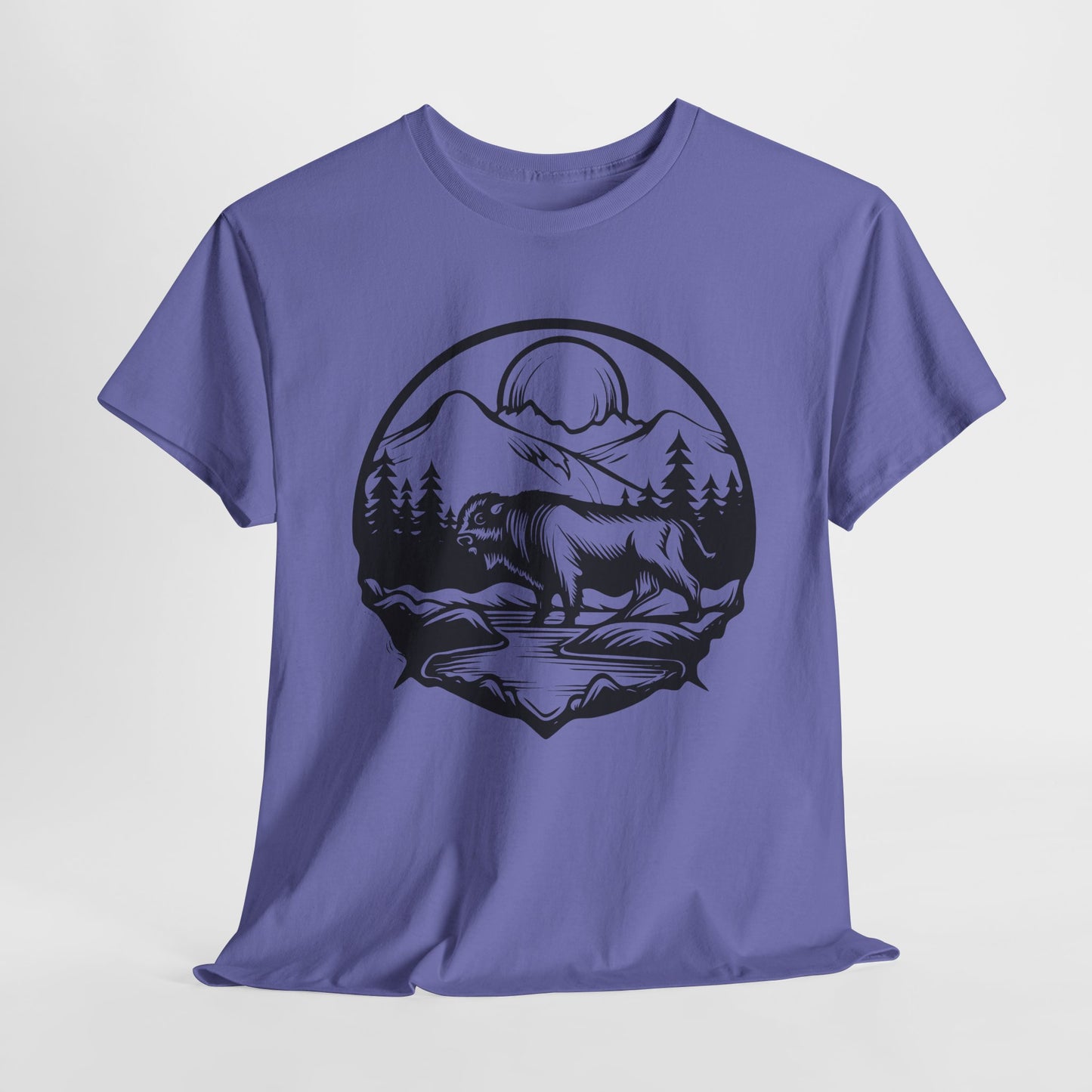 Buffalo Mountain T-Shirt - Western Vibe Tee