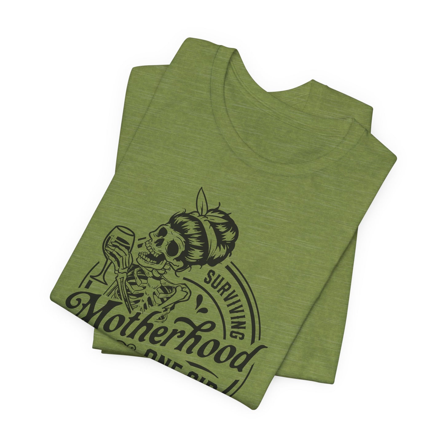 Surviving Motherhood Tee - Skeleton Mom Style
