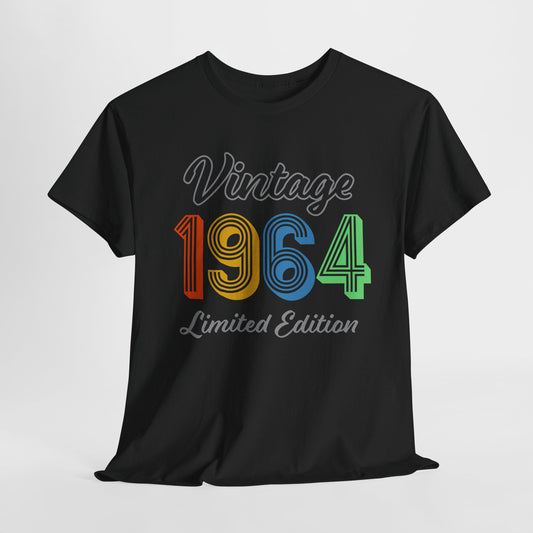 Vintage 1964 T-Shirt For Limited Edition TShirt For Class Reunion T Shirt For Birthday Shirt For Birthday Gift For Graduation TShirt