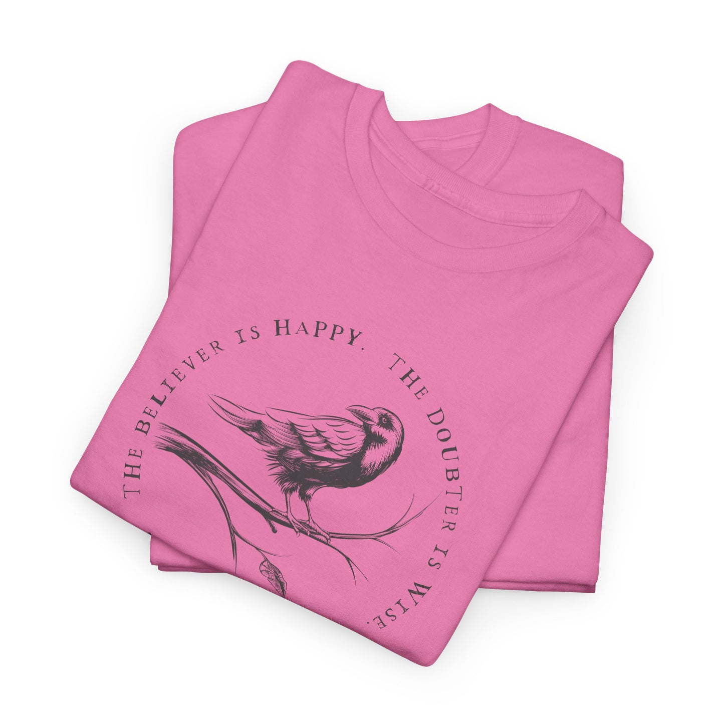 Poe Believer Doubter T-Shirt - Wise Quote Tee