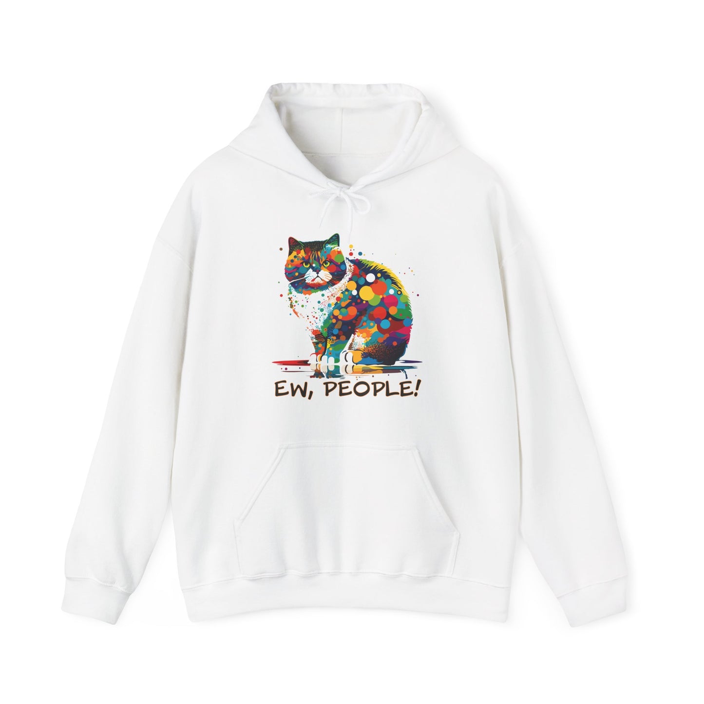 Ew People Cat Hoodie - Funny Feline Sweatshirt