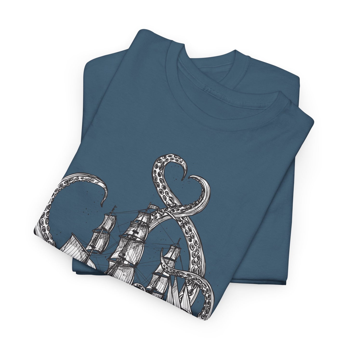 Release The Kraken T-Shirt - Political Ship & Kraken Tee