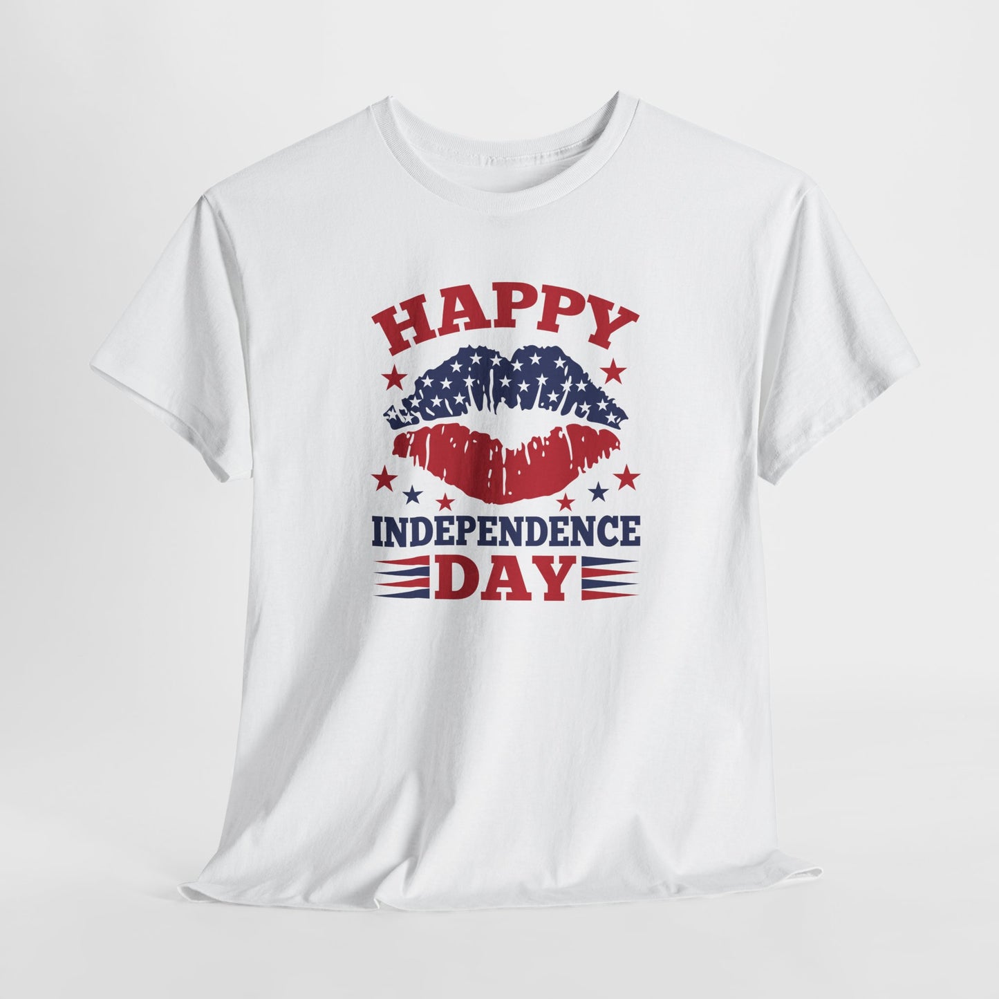 Happy Independence Day Stars Stripes T-Shirt - Fourth of July Tee