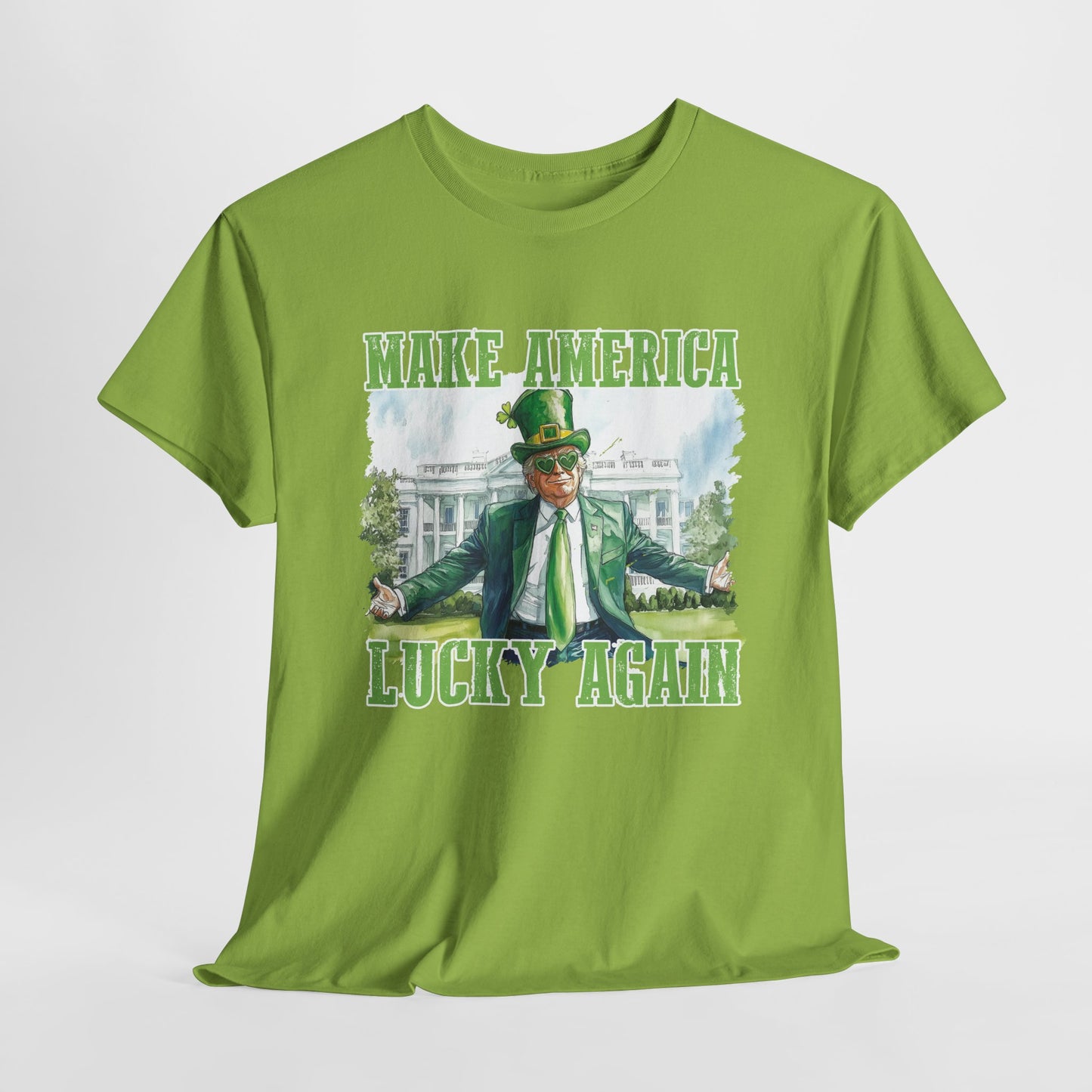 Make America Lucky Again T-Shirt - Trump St. Paddy's Design
