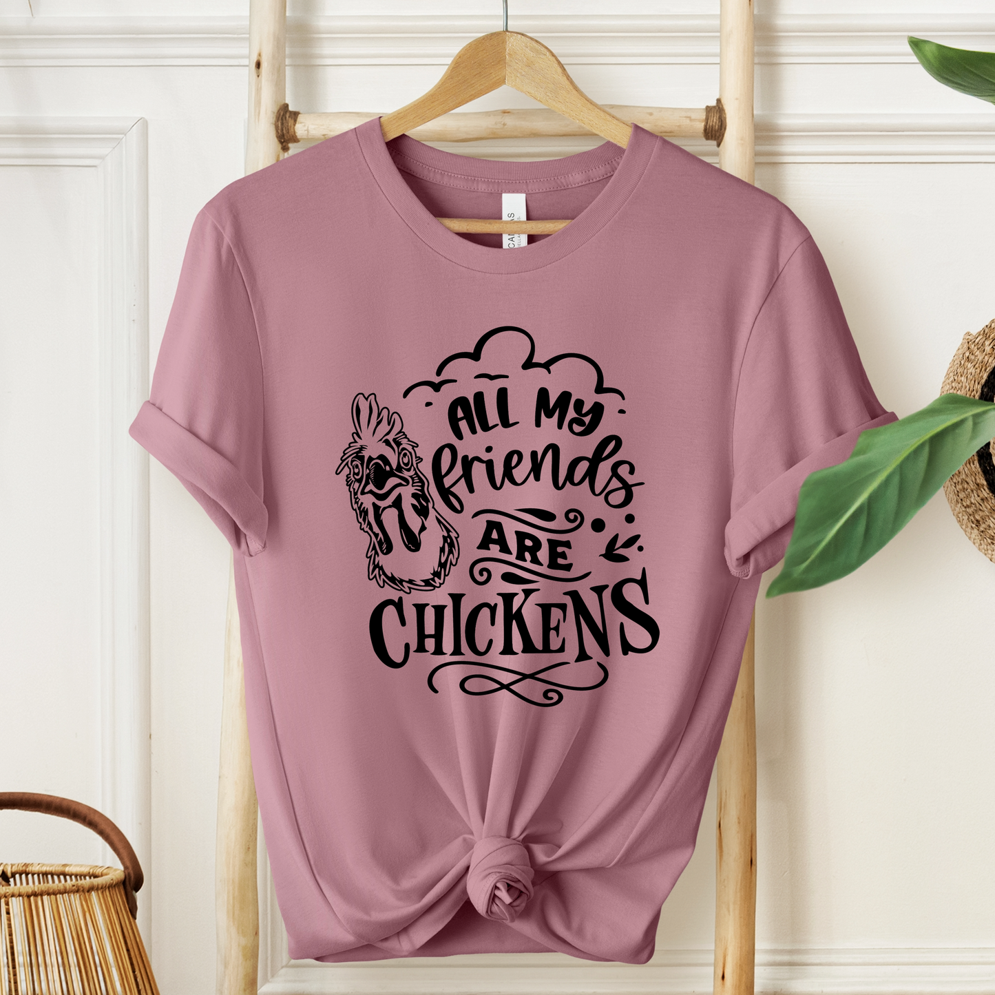 All My Friends Are Chickens T-Shirt - Funny Farm Tee