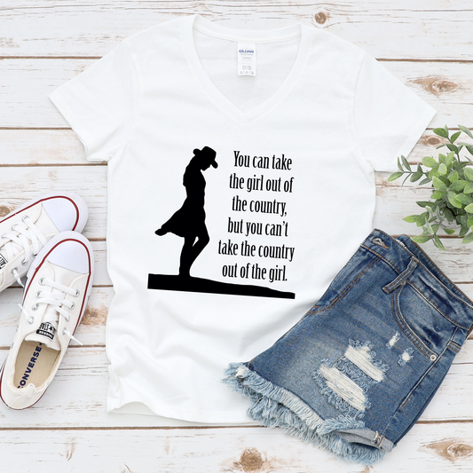 Country Girl V-Neck T-Shirt
