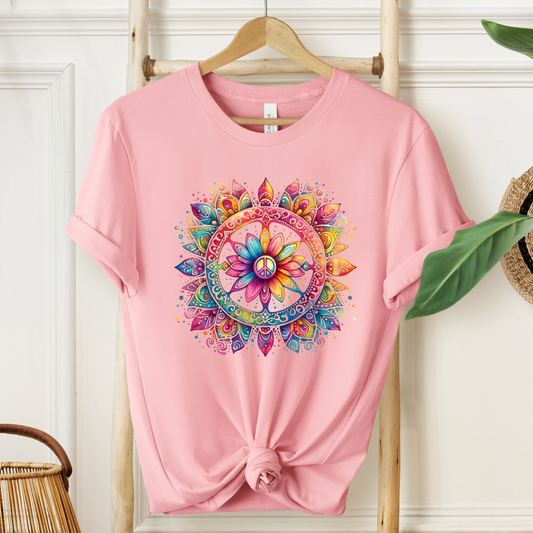 Colorful Mandala Boho Tee
