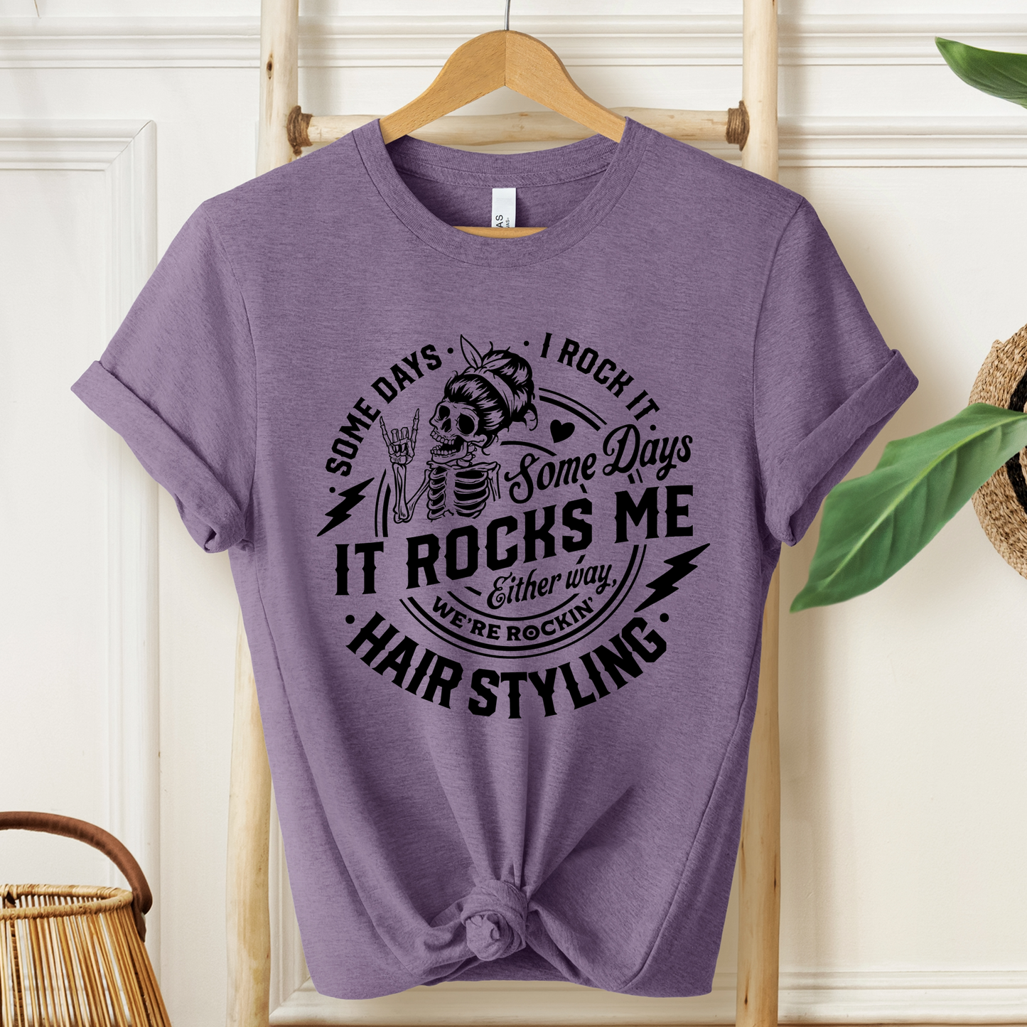 Rockin' Hairstyling T-Shirt - Stylist Graphic Tee