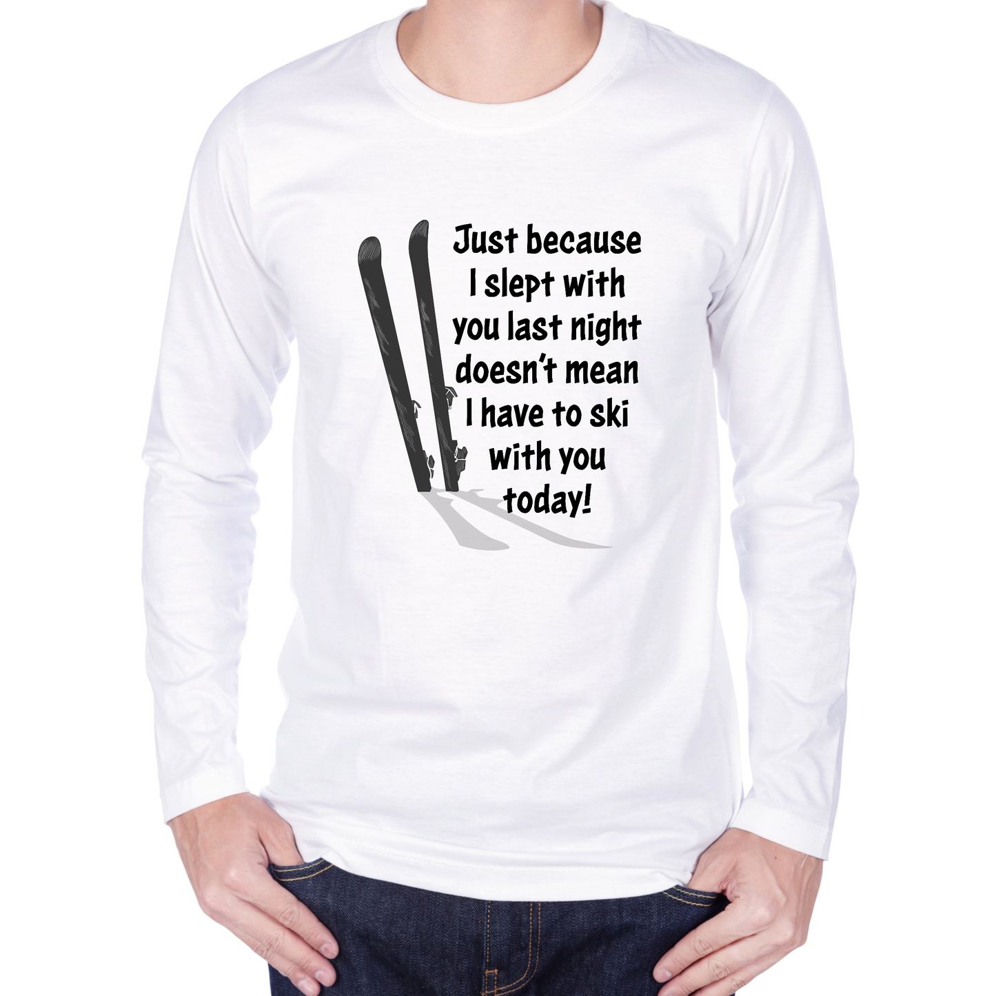 Funny Ski Bum T-Shirt