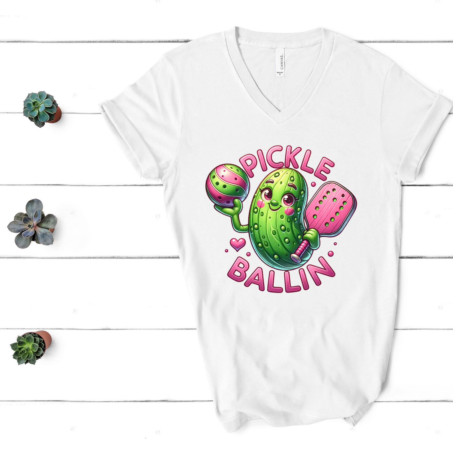 Pickle Ballin' Funny T-Shirt