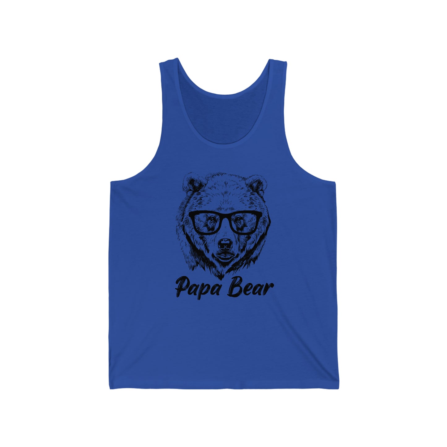 Papa Bear Glasses Tank Top