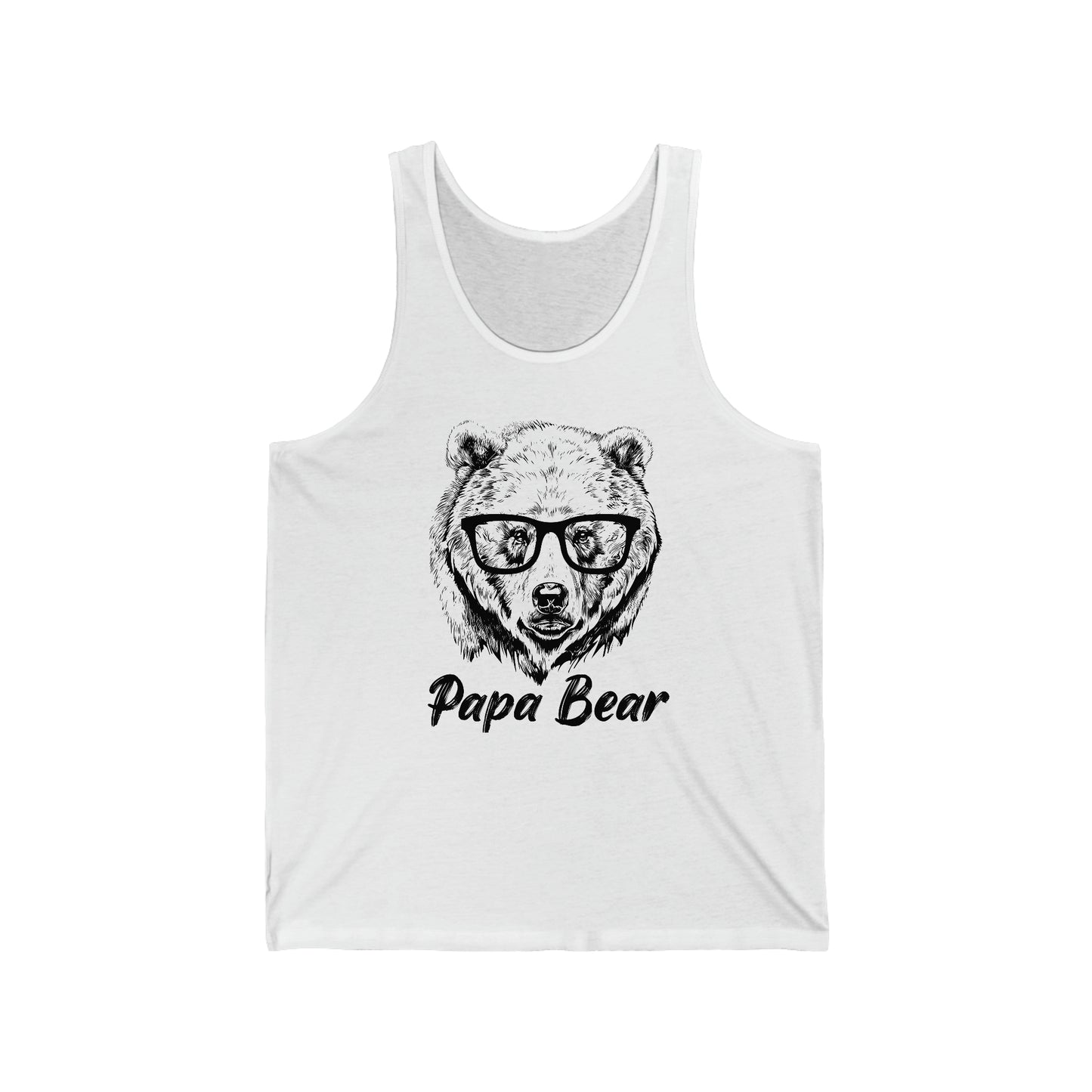 Papa Bear Glasses Tank Top