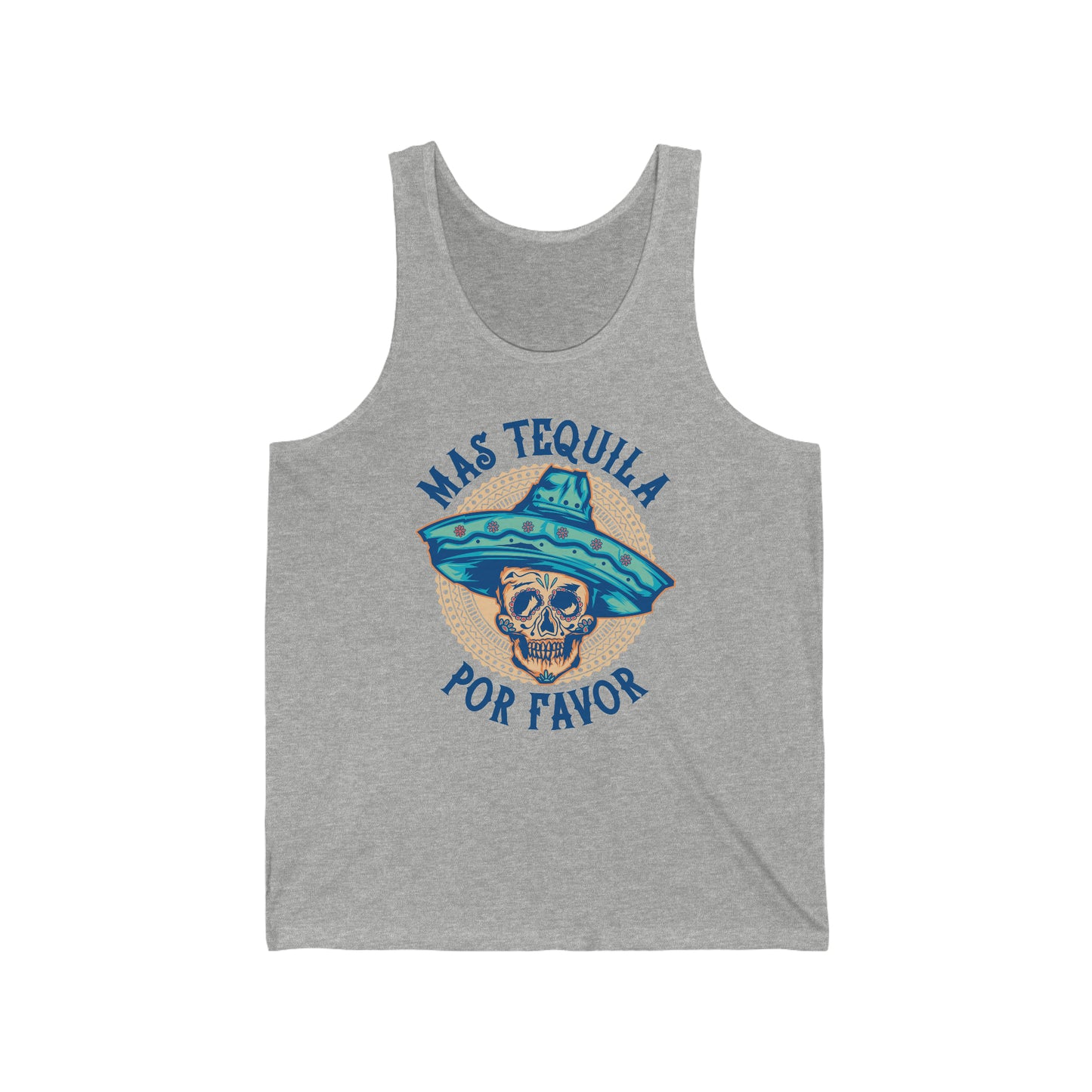 Mas Tequila Skull Fiesta Tank Top