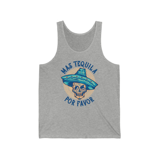 Mas Tequila Skull Fiesta Tank Top