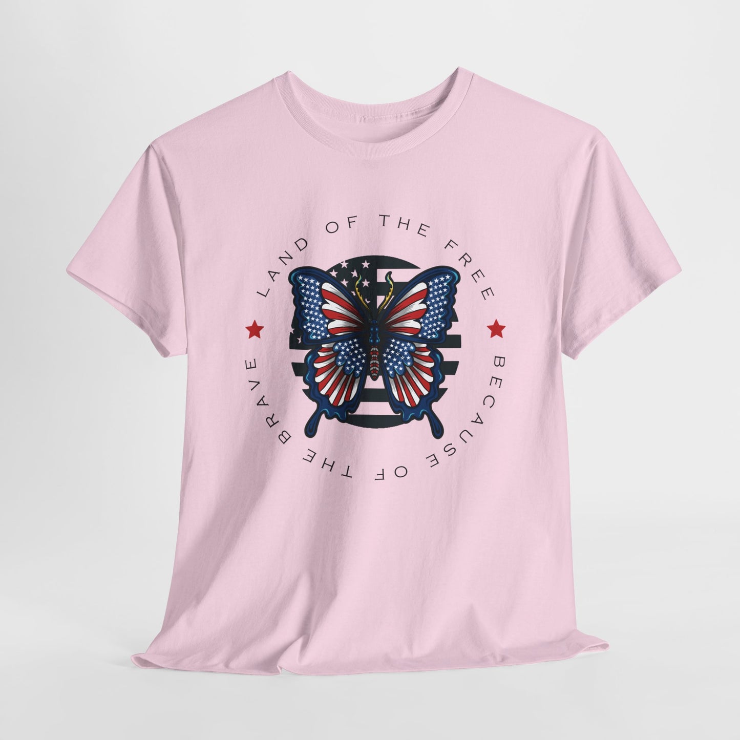 Patriotic T-Shirt For Conservative TShirt For 4th Of July T Shirt For Independence Day Shirt For Patriotic Gift Butterfly T-Shirt For Gift