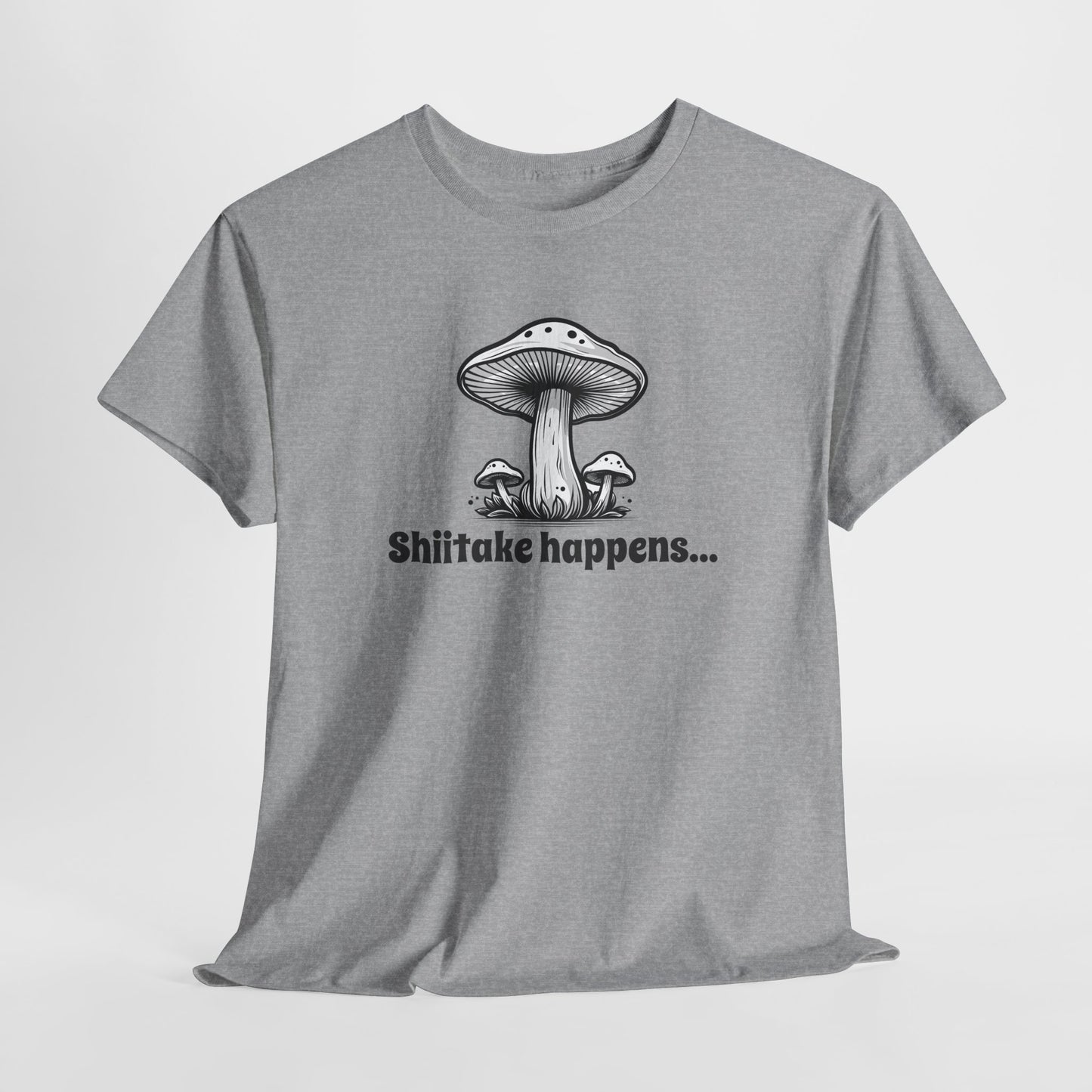 Shiitake Happens T-Shirt For Mushroom T Shirt For Funny Cook TShirt For Fungi Gift