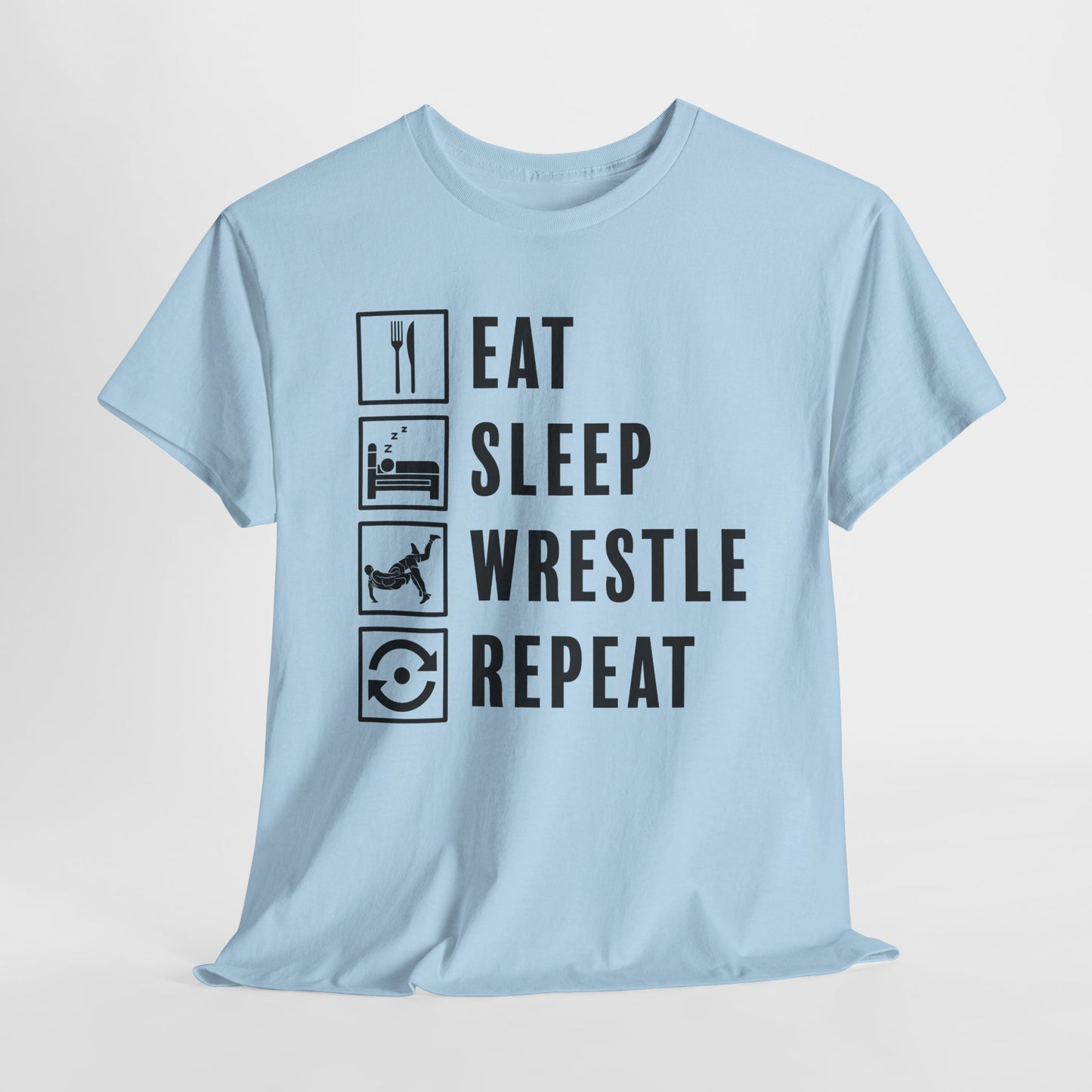 Wrestle Repeat T-Shirt For Takedown TShirt For Wrestling Match T Shirt