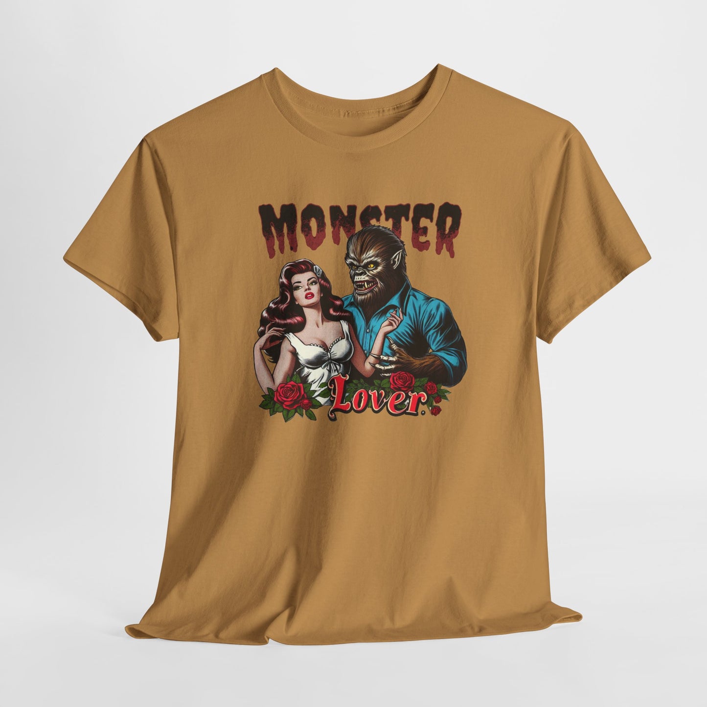 Monster Lover T-Shirt For Wolfman TShirt For Damsel In Distress T Shirt For Halloween Costume