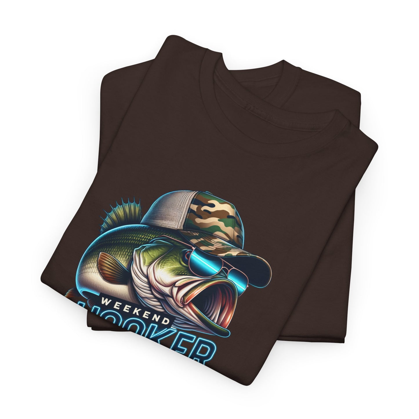 Punny Fishing T-Shirt For Bass Fisherman T Shirt For Weekend Hooker TShirt