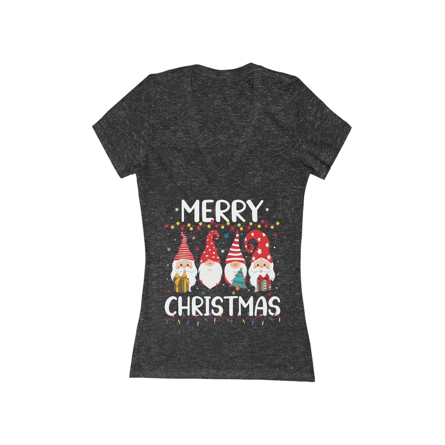 Merry Christmas T-Shirt For Santa T Shirt For Gnomes TShirt For Holiday Tee For Ladies