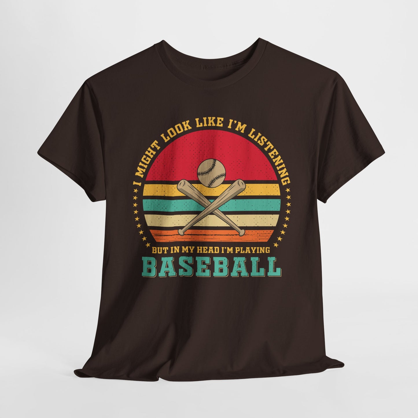 Playing Baseball T-Shirt For Distracted T Shirt For Sports Junkie TShirt