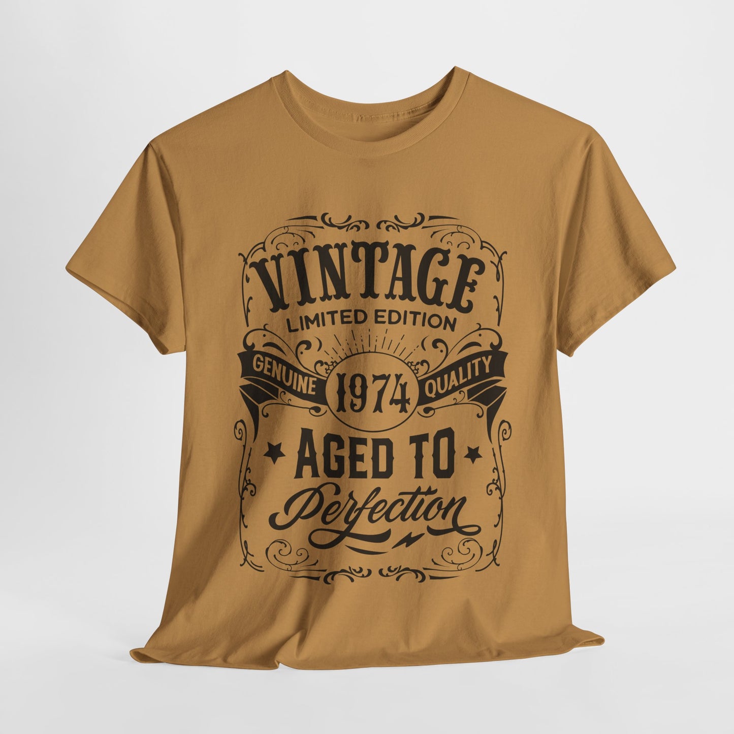 1974 Aged To Perfection T-Shirt For Vintage Occasion TShirt For Limited Edition T Shirt