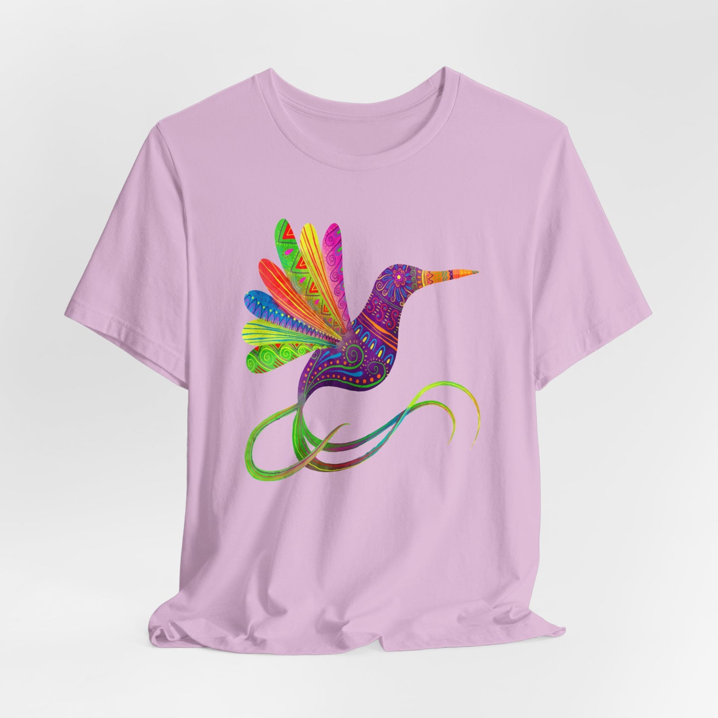 Hummingbird T-Shirt For Mexico Art T Shirt For Watercolor Bird Print TShirt For Cinco de Mayo