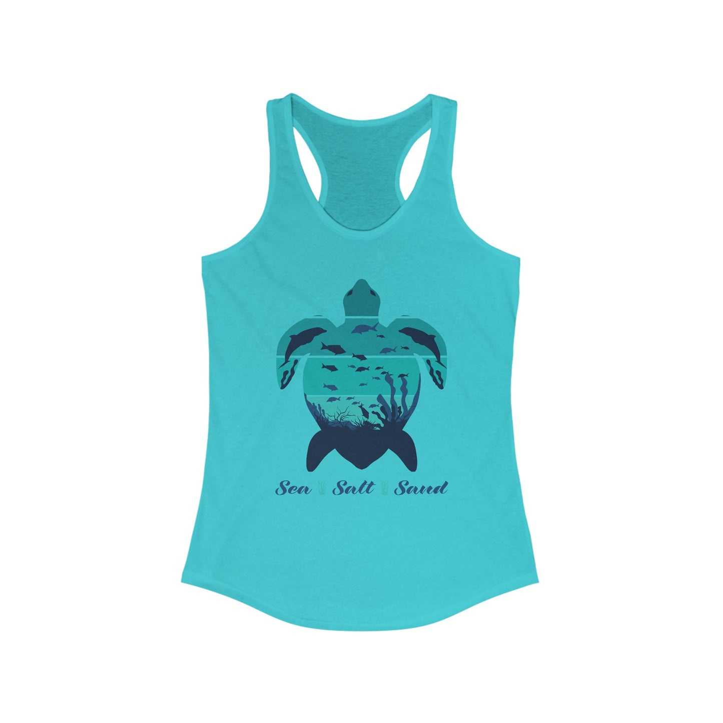 Sea Salt Sand Tank Top For Salt Life Tank Top For Beach Top For Sea Turtle Tank Top For Ocean Lovers Shirt For Summer Tank