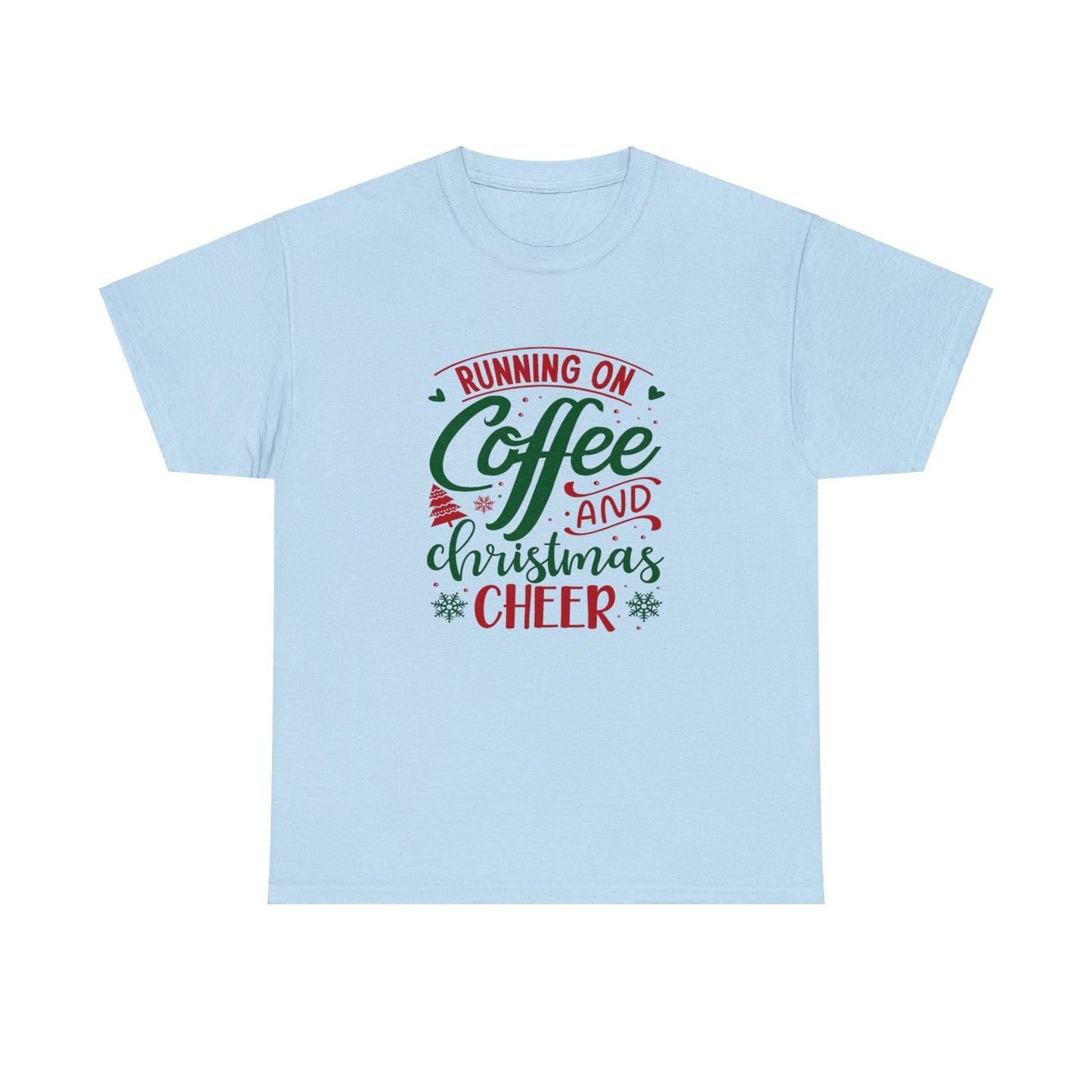 Christmas Cheer T-Shirt For Holiday Coffee TShirt For Festive Party T Shirt For Winter Vibes Gift