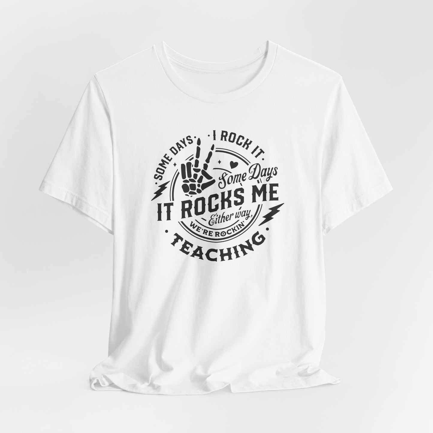 Teacher T-Shirt For Rockin' Education T Shirt For School TShirt