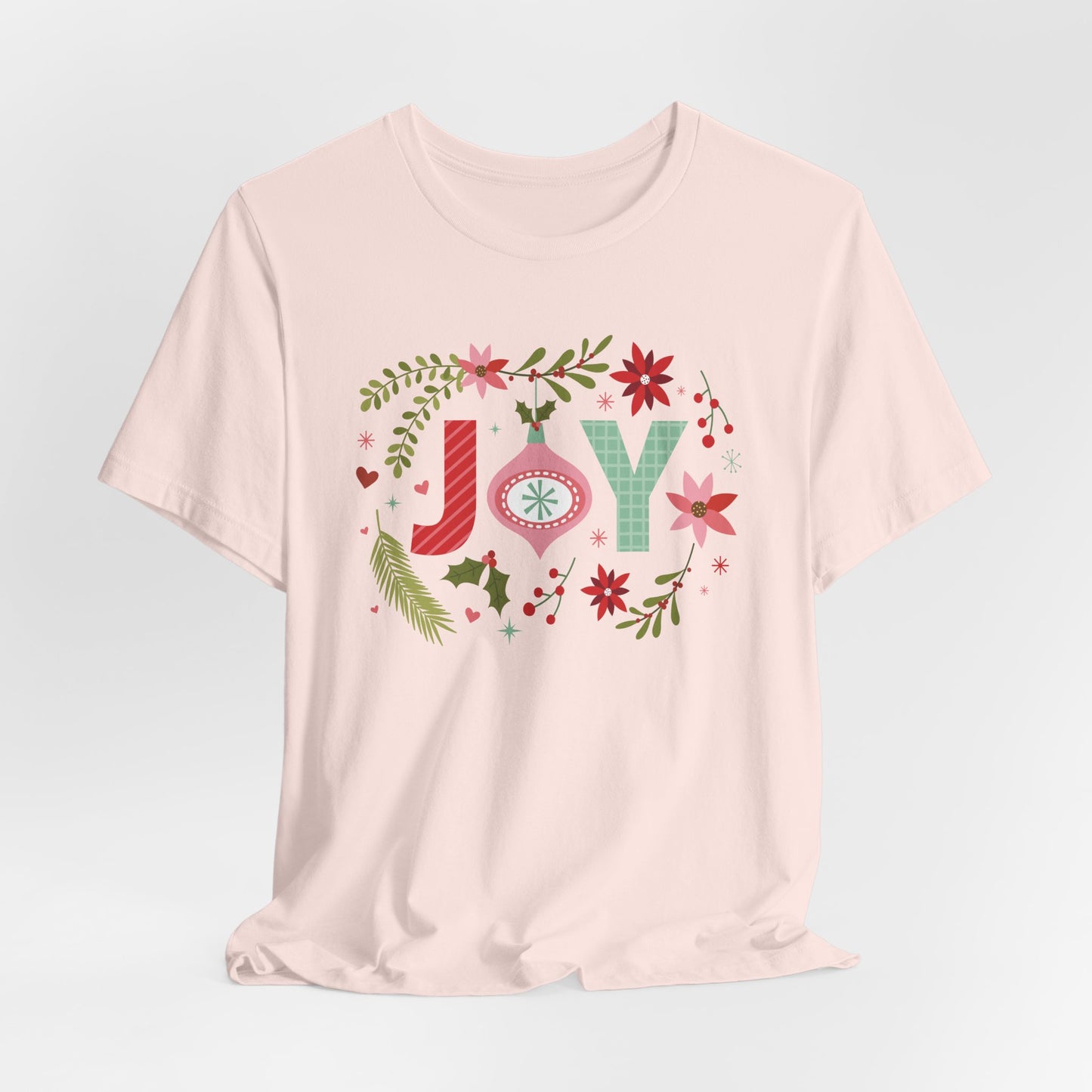 Joy T-Shirt For Christmas T Shirt For Holiday Cheer TShirt For Gift For Her