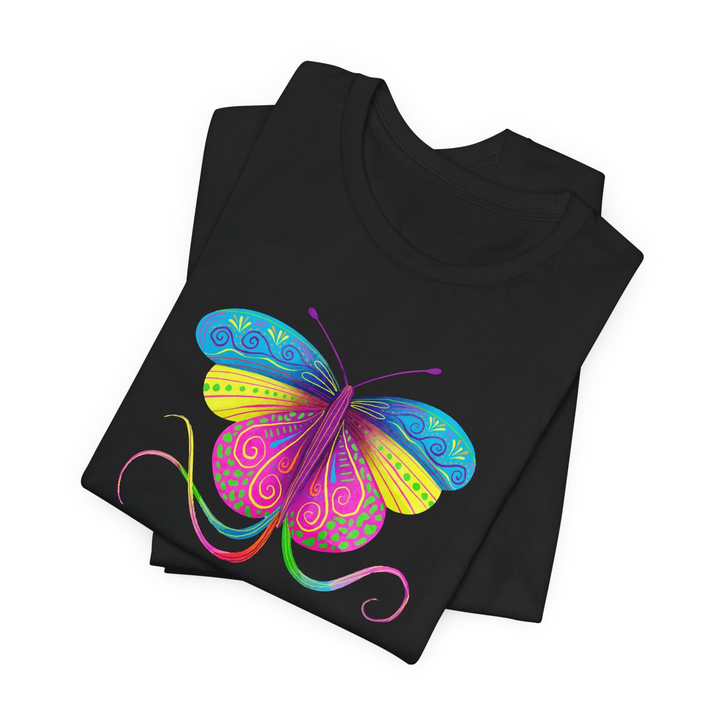 Butterfly T-Shirt For Mexican Folk Art T Shirt For Cinco de Mayo Watercolor TShirt