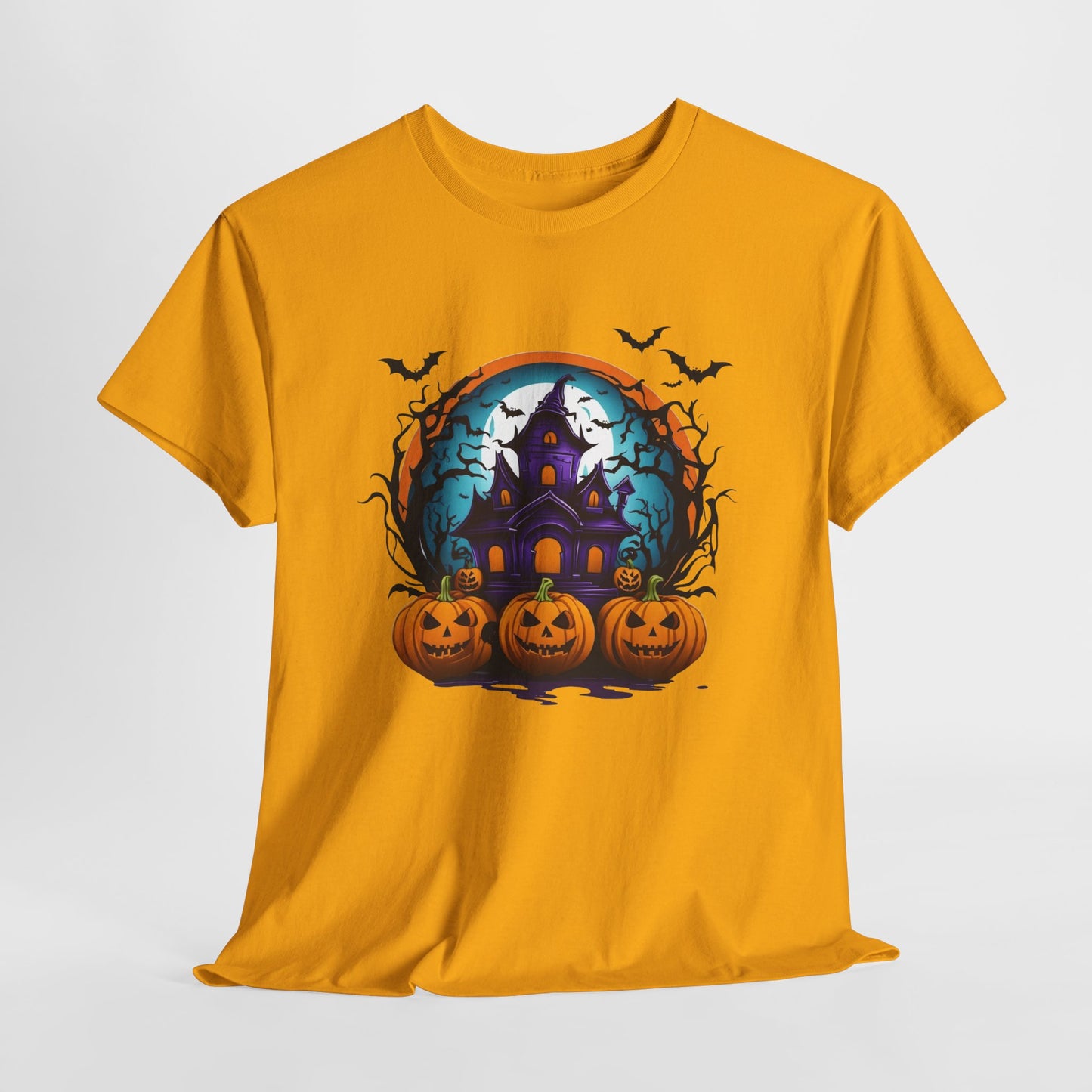 Haunted House T-Shirt For Halloween T Shirt For Jack-o-lantern TShirt