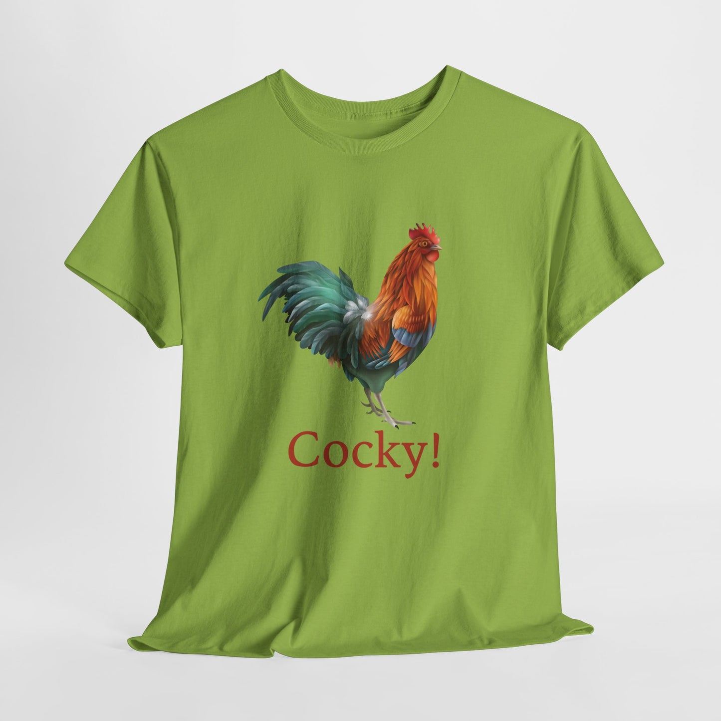 Rooster T-Shirt For Funny Animal T Shirt For Cocky TShirt For Sarcastic Tee