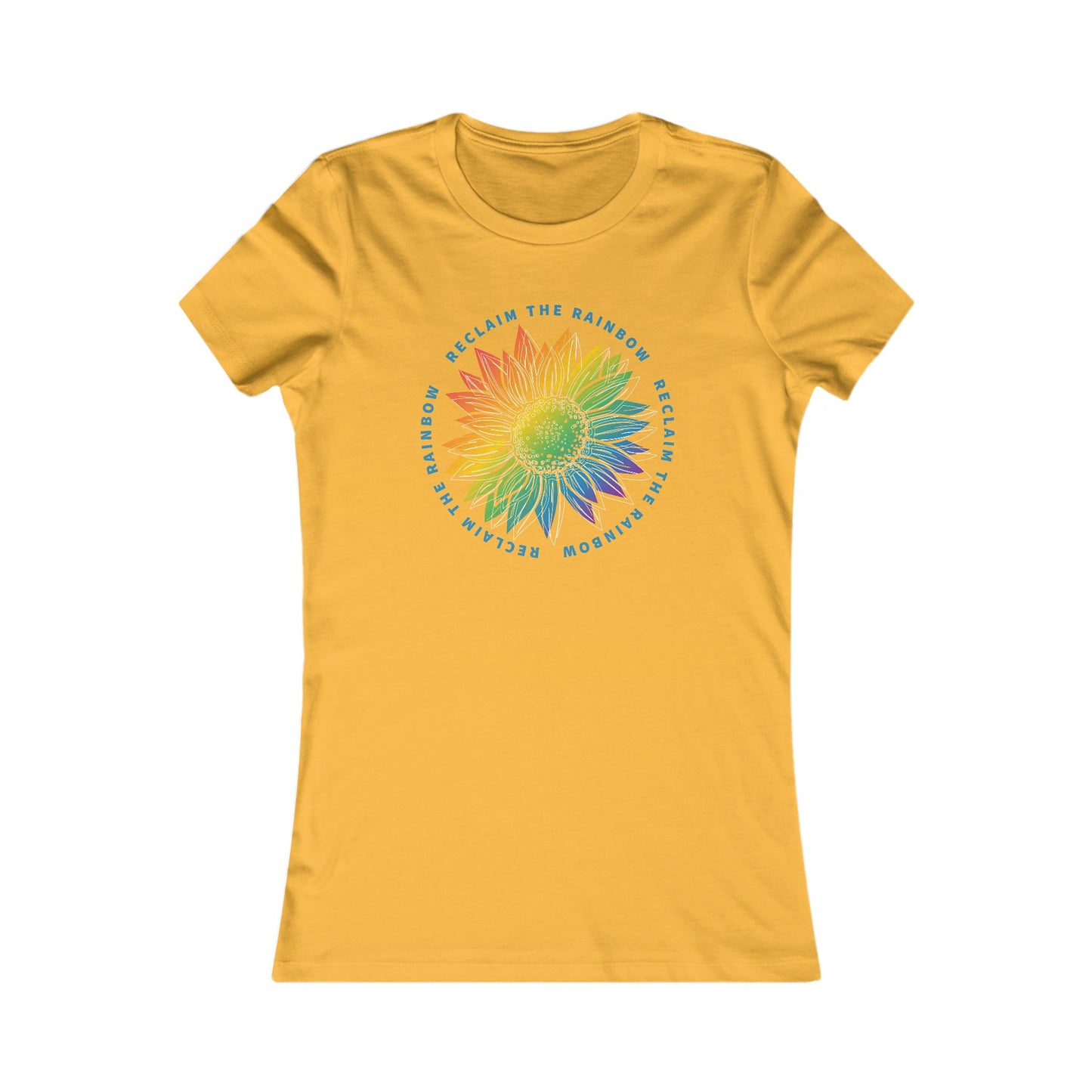 Reclaim The Rainbow T-Shirt For Take Back The Rainbow TShirt For Rainbow T Shirt For Spiritual Shirt For Sunflower Tee For Genesis 9:17 Shirt For Christian Shirt