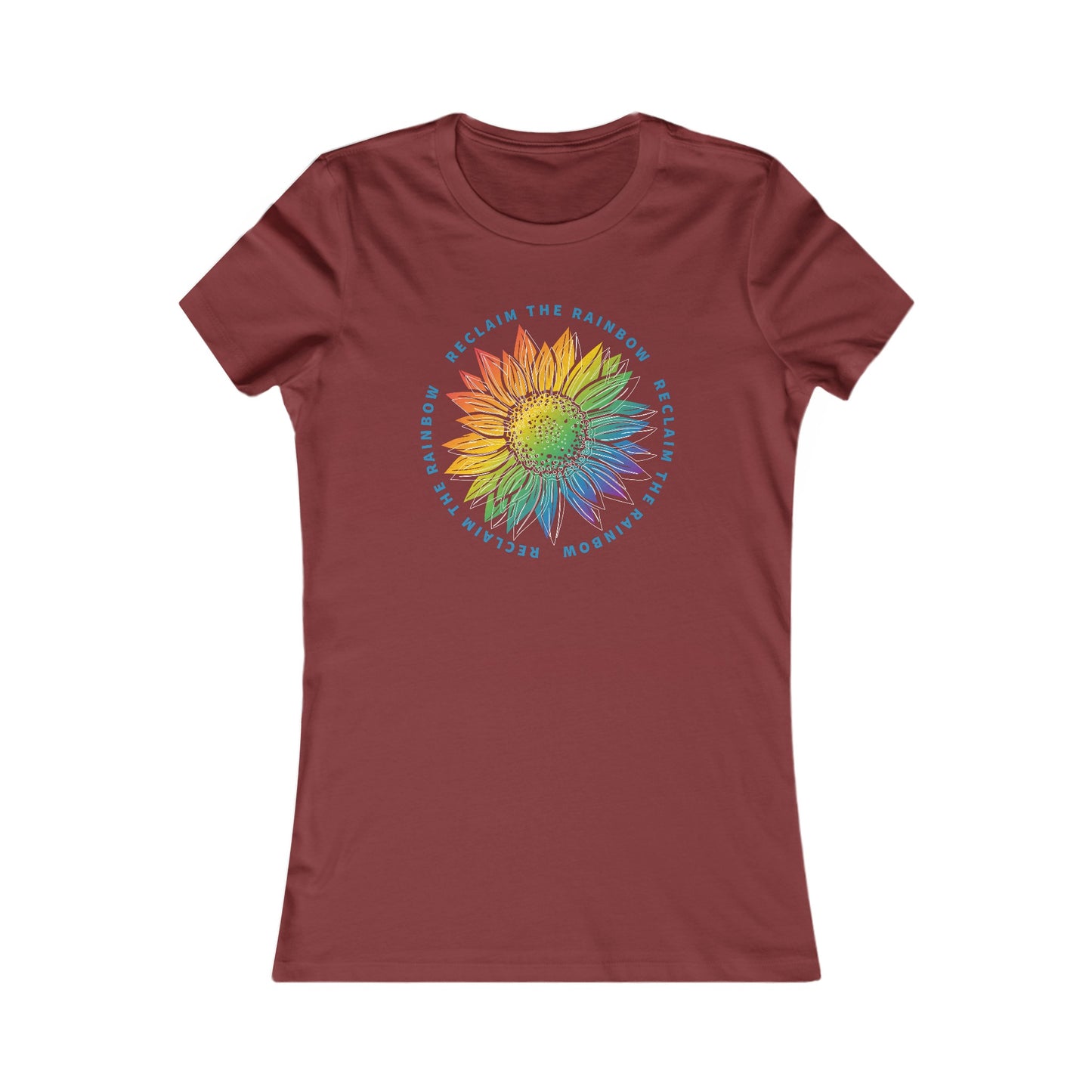 Reclaim The Rainbow T-Shirt For Take Back The Rainbow TShirt For Rainbow T Shirt For Spiritual Shirt For Sunflower Tee For Genesis 9:17 Shirt For Christian Shirt