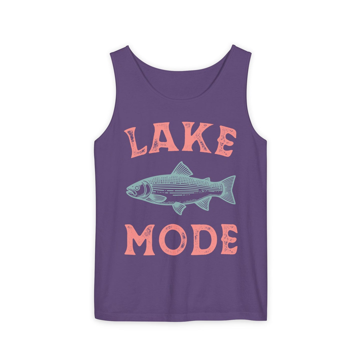 Lake Mode Tank Top For Fishing Shirt For Summer Vacation Tee