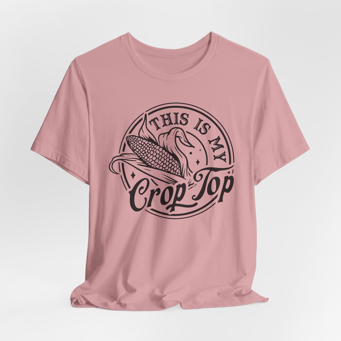 Punny Corn T-Shirt For Crop Top T Shirt For Funny Farmer TShirt