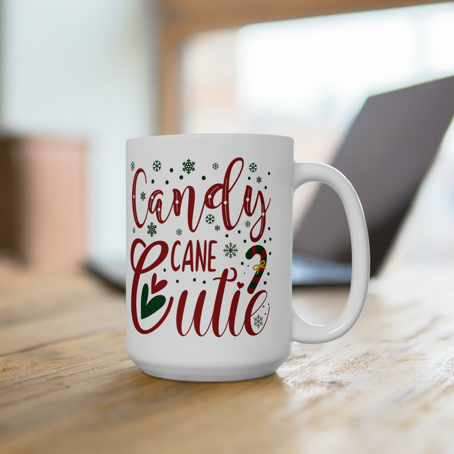 Candy Cane Cutie Hot Cocoa Tea Coffee Christmas Mug Gift Idea