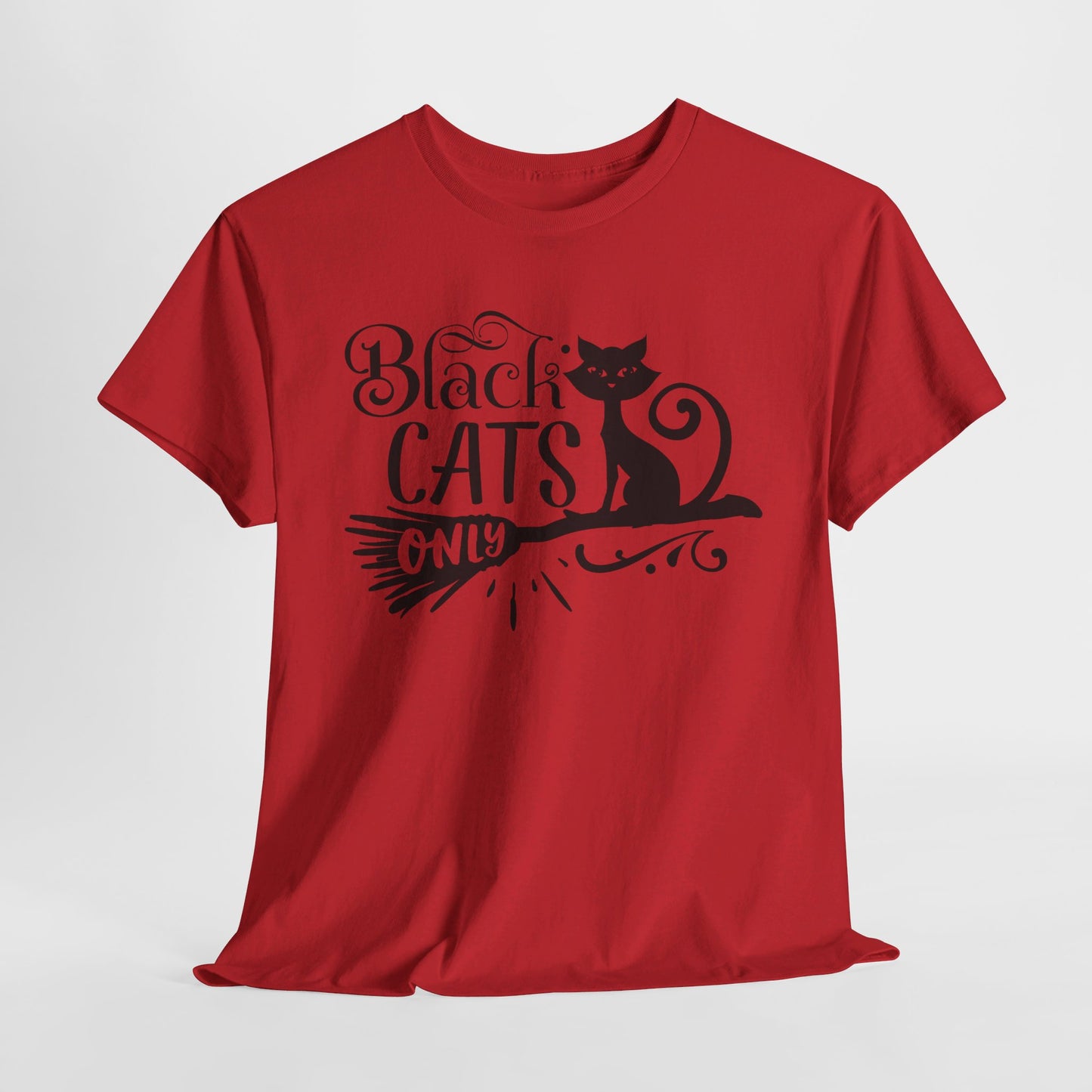 Balck Cat T-Shirt For Halloween T Shirt For Costume TShirt