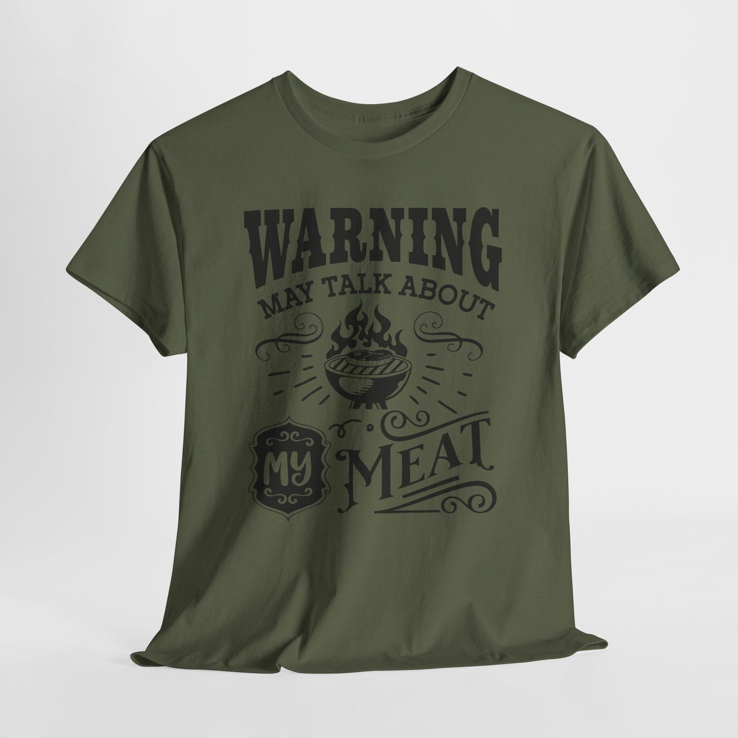 May Talk About My Meat T-Shirt For Funny BBQ T Shirt For Grill Master TShirt